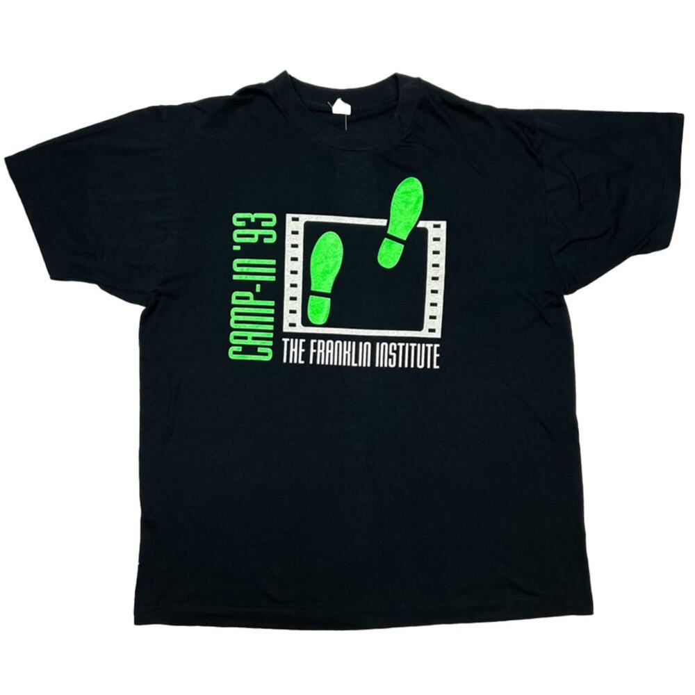 Vintage 1993 Franklin Institute Camp in Philadelphia Black XL